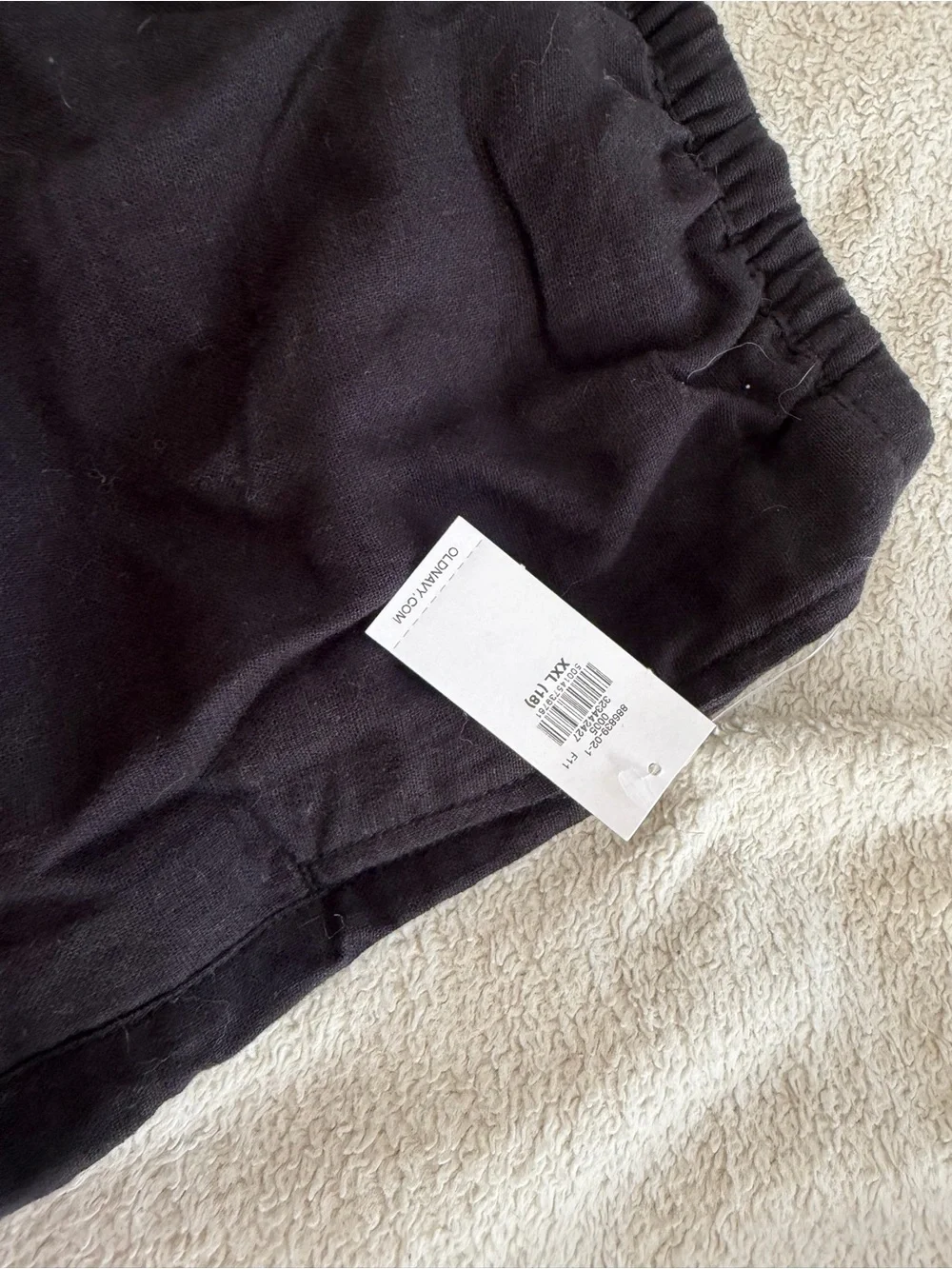 Old Navy Black Girls Drawstring Elastic Waist Shorts
